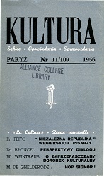 PARIS KULTURA – 1956 / 109