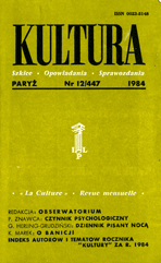 PARYSKA KULTURA – 1984 / 447