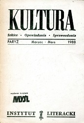 PARIS KULTURA – 1988 / 486 Cover Image