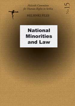 HELSINŠKE SVESKE №15: National minorities and law