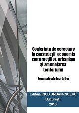 Research conference on constructions, economy of constructions, architecture, urbanism and territorial development. Abstract Proceedings Cover Image