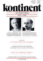 КОНТИНЕНТ / CONTINENT East-West-Forum – Issue 1988 / 44