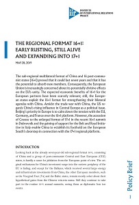 The Regional Format 16+1: Early Rusting, Still Alive  and Expanding Into 17+1