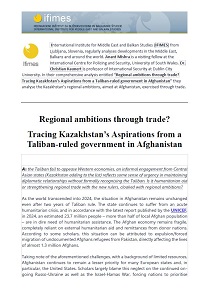 Regional ambitions through trade? Tracing Kazakhstan’s Aspirations from a Taliban-ruled government in Afghanistan