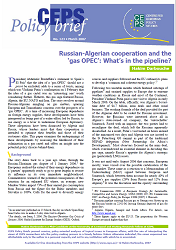 №123. Russian-Algerian cooperation and the ‘gas OPEC’: What’s in the pipeline? Cover Image