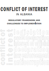 Conflict of Interest in Albania. Regulatory Framework and Challenges to Implementation Cover Image