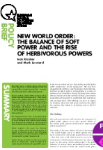 NEW WORLD ORDER: THE BALANCE OF SOFT POWER AND THE RISE OF HERBIVOROUS POWERS Cover Image