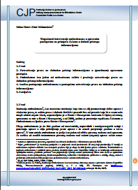 Possibilities of Ombudsman intervention in administrative procedures in the example of the Freedom of Access to Information Act