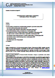 Normative framework of employment relationships in the institutions of Bosnia and Herzegovina