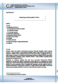 Monitoring of TVRS's editorial policy