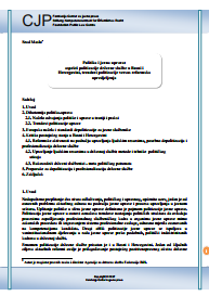 Politics and Public Administration: politicization aspects of civil service in Bosnia and Herzegovina, trends of politics versus reform orientation