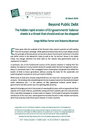 Beyond Public Debt - The hidden rapid erosion of EU governments’ balance sheets is a threat that should and can be stopped