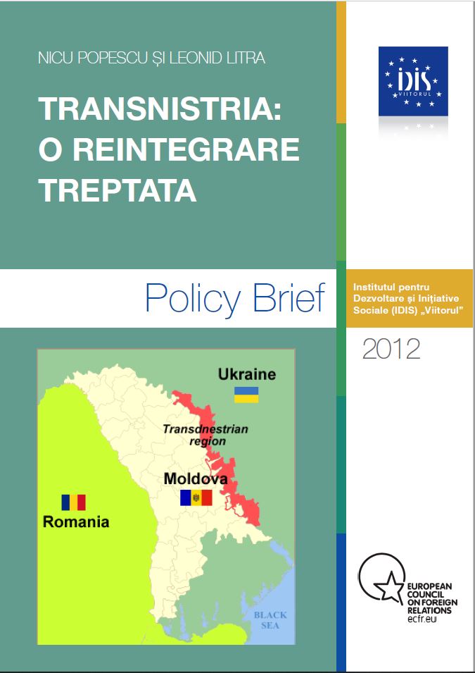Transnistria: A gradual Reintegration