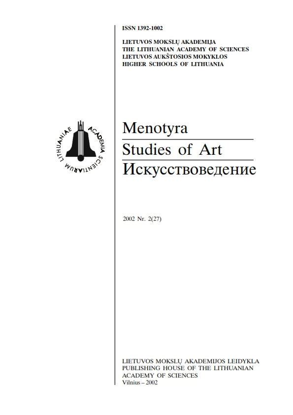 Modernistinės istorijos traktuotės XX a. lietuvių literatūroje