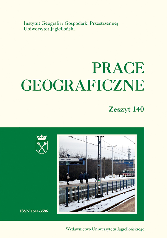 Powiązania miast województwa łódzkiego w systemie kolejowego transportu zbiorowego w świetle potencjału komunikacyjnego