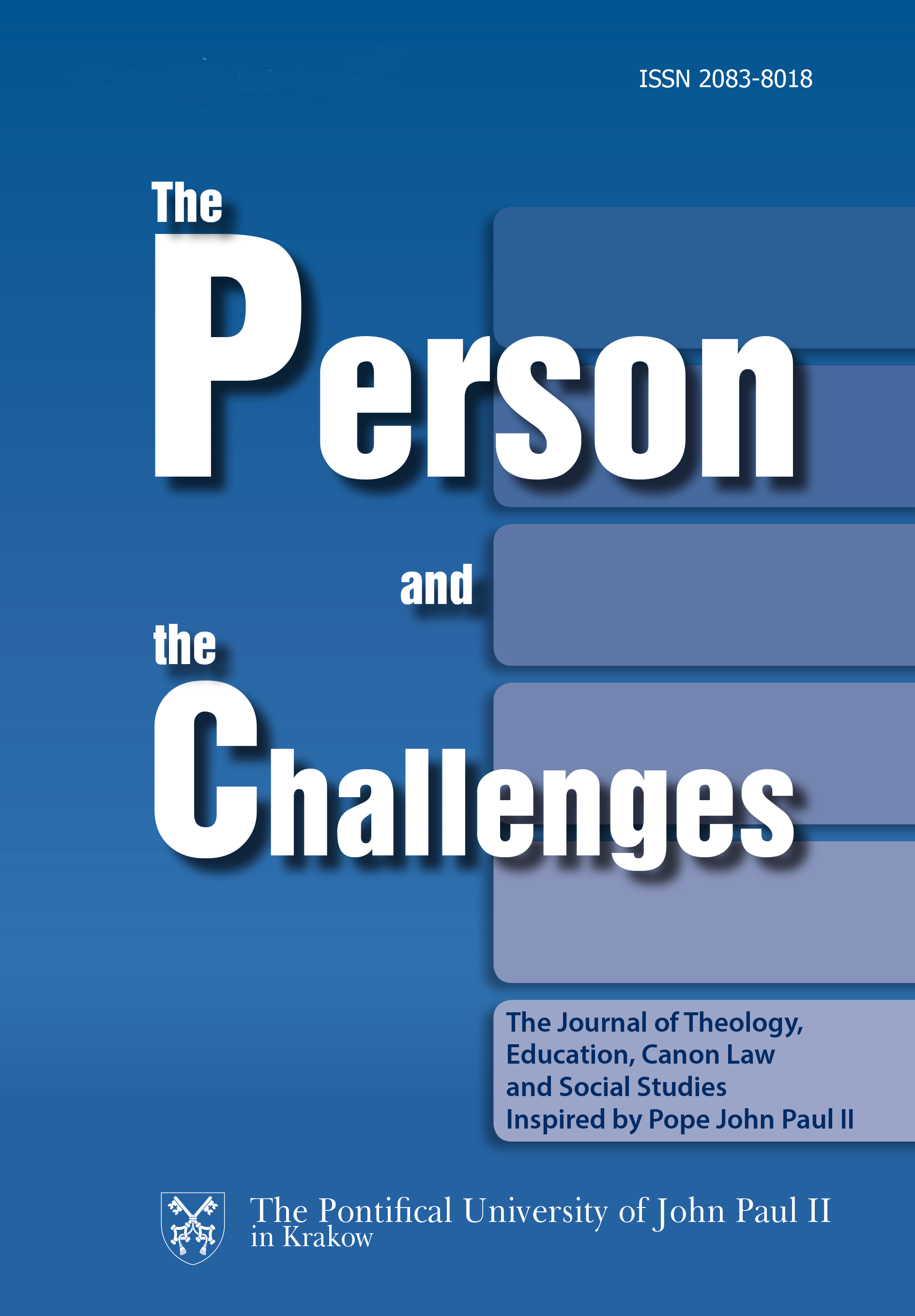 Youth’s need for values and search for the meaning of life. Key issues of the theory of logotherapy in the context of educational activities Cover Image