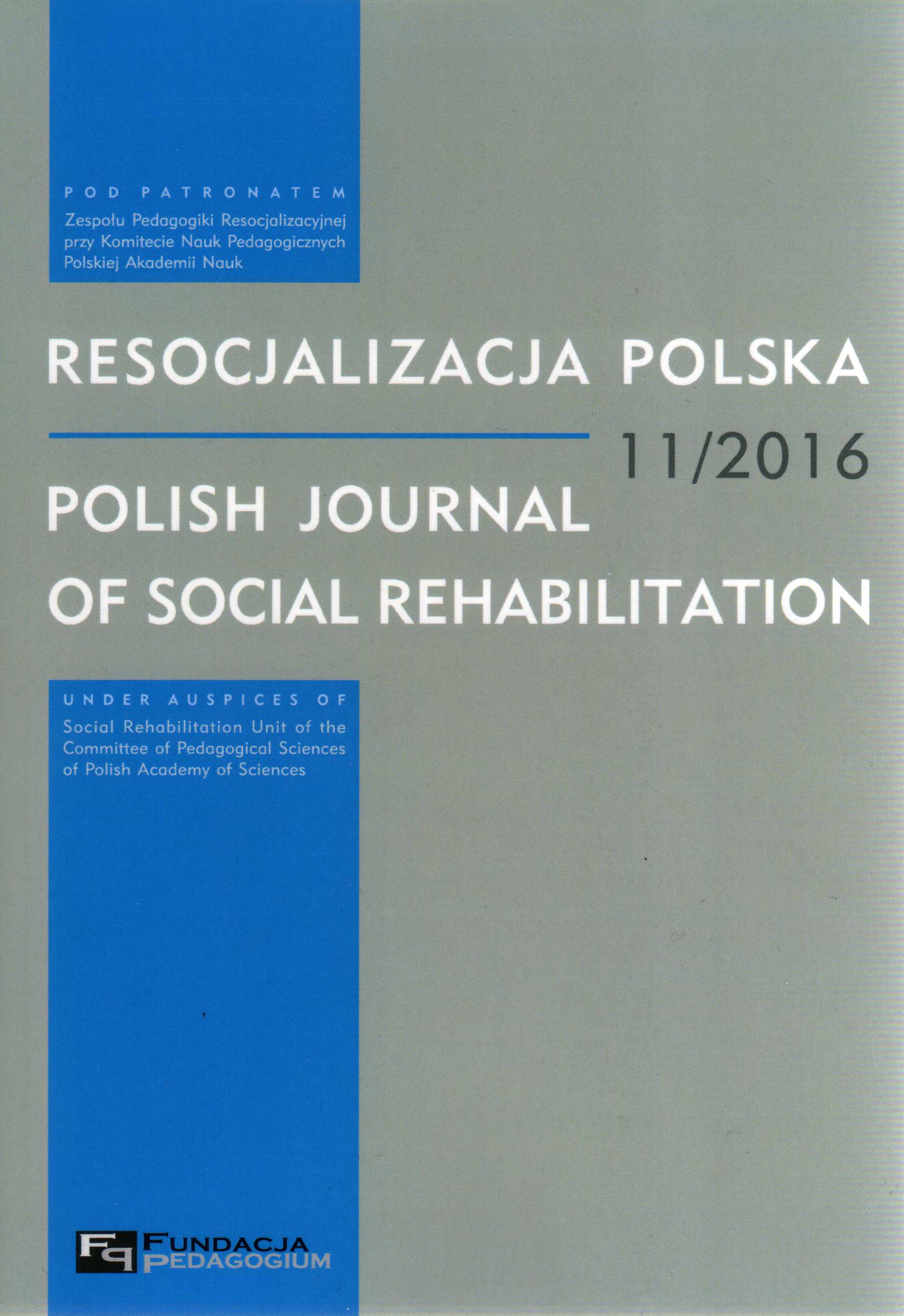 Profesor Gościmierz Geras – wspomnienie i wstęp do zrozumienia zagadnień z obszaru psychologii penitencjarnej