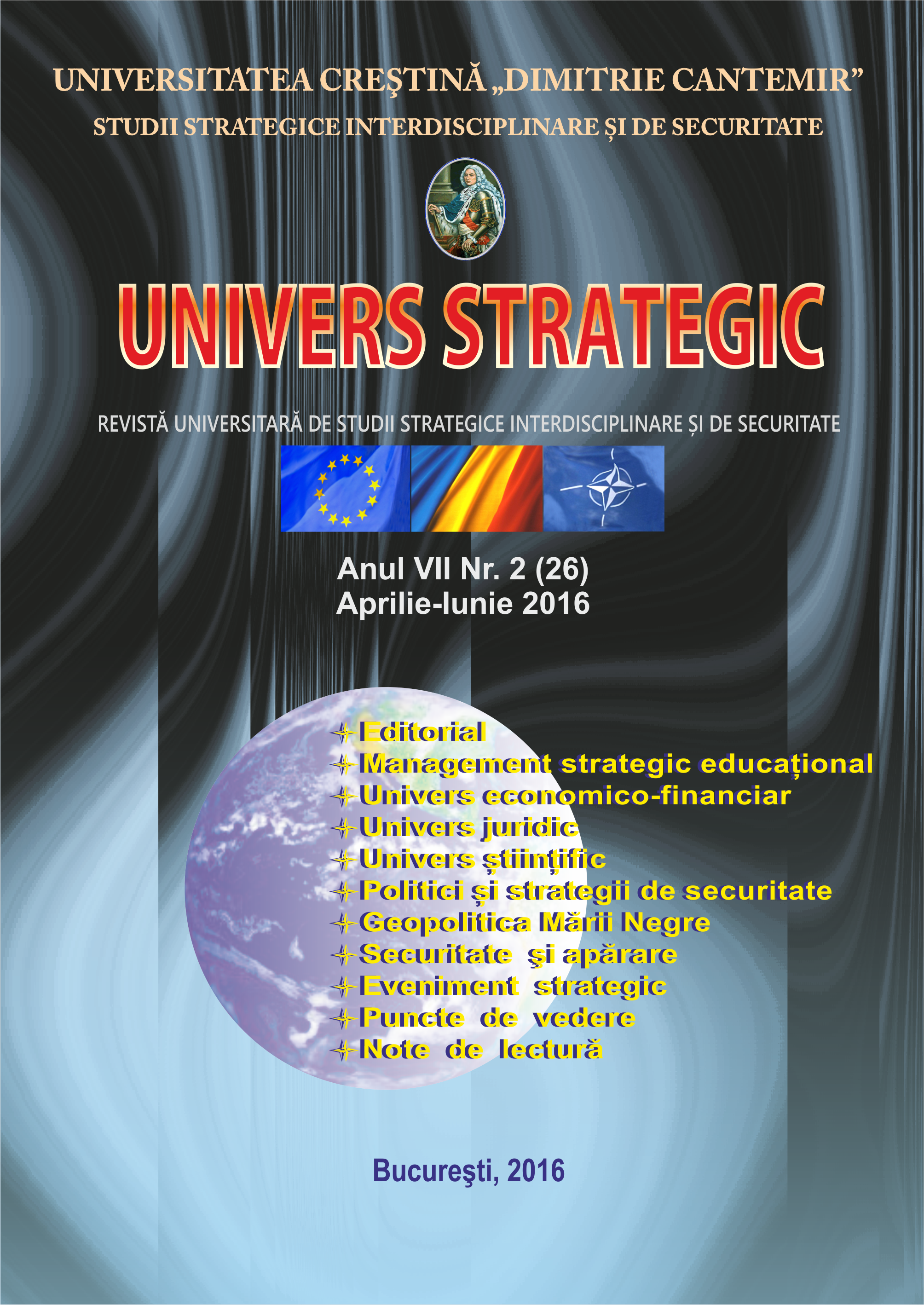 REACTIVAREA FALIEI STRATEGICE MAREA NEAGRĂ – MAREA BALTICĂ ȘI EFECTELE EI GEOPOLITICE ȘI GEOSTRATEGICE