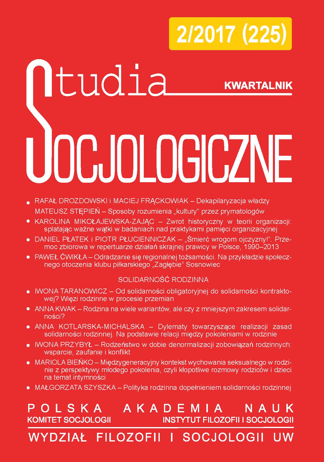 „Śmierć wrogom ojczyzny!”. Przemoc zbiorowa w repertuarze działań skrajnej prawicy w Polsce, 1990–2013