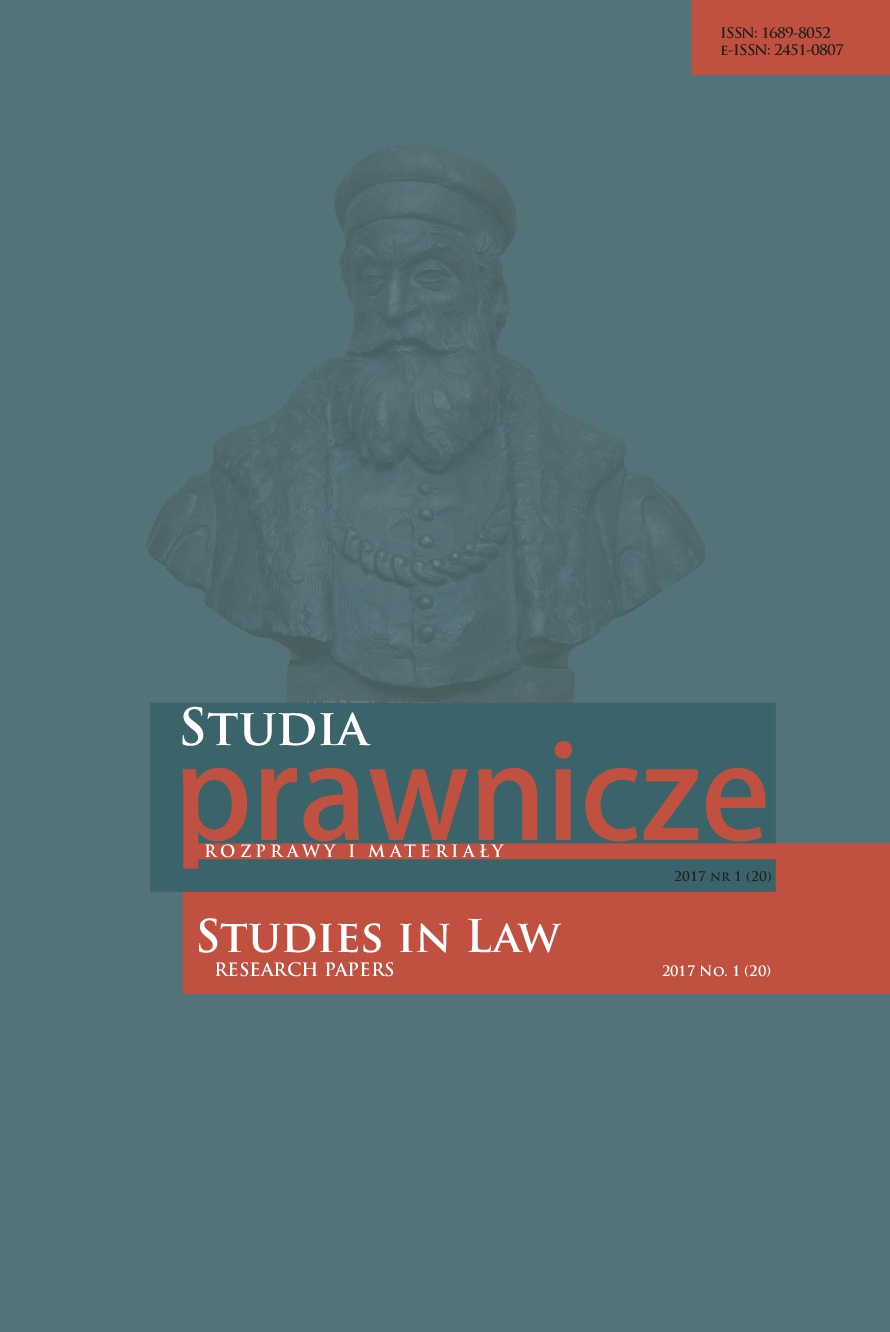 Consultative bodies in the commune government in Poland and French Republic – a comparative perspective. Selected issues