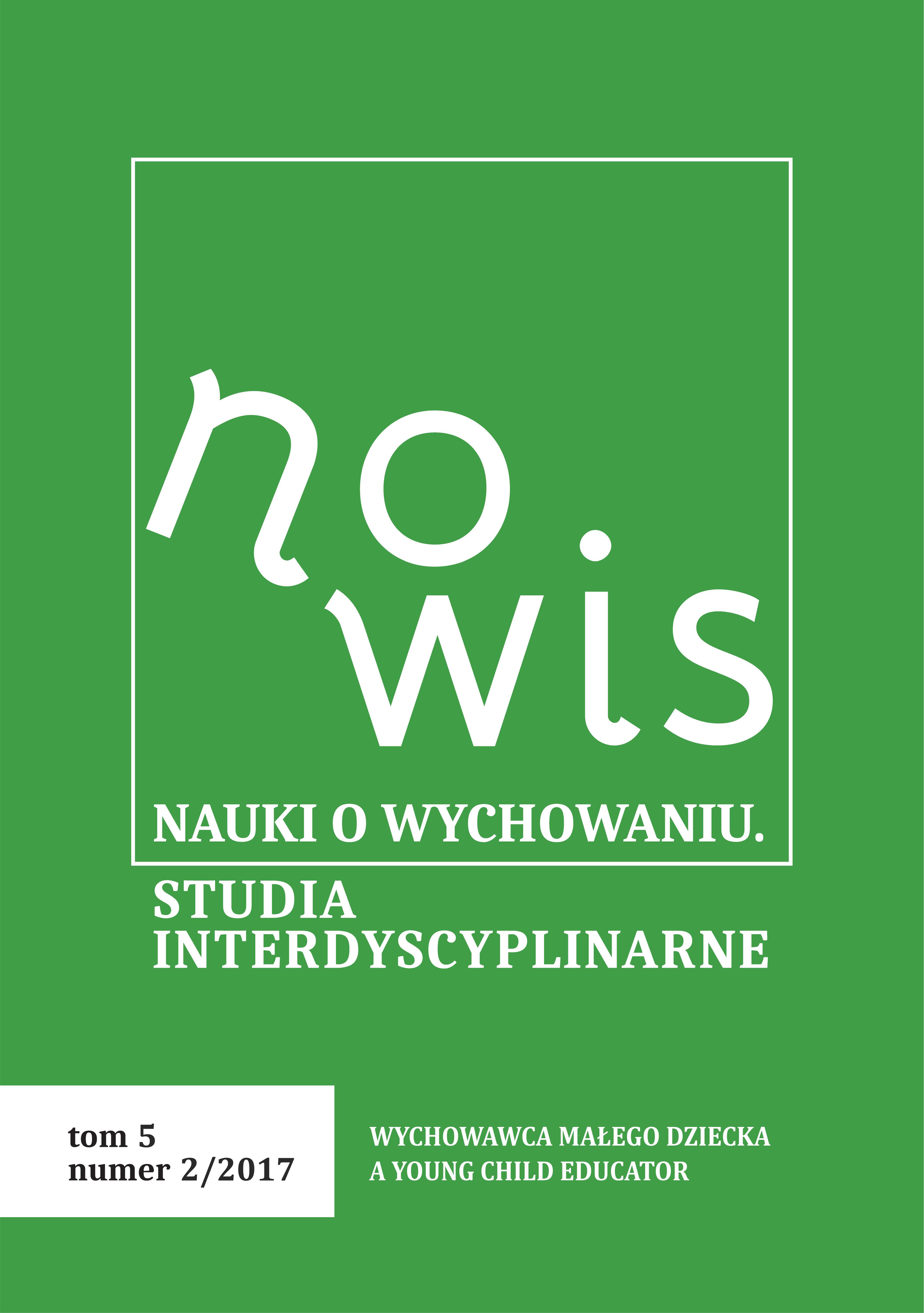 Developmental and educational goals of early childhood education and care – perspective of Warsaw caregivers Cover Image