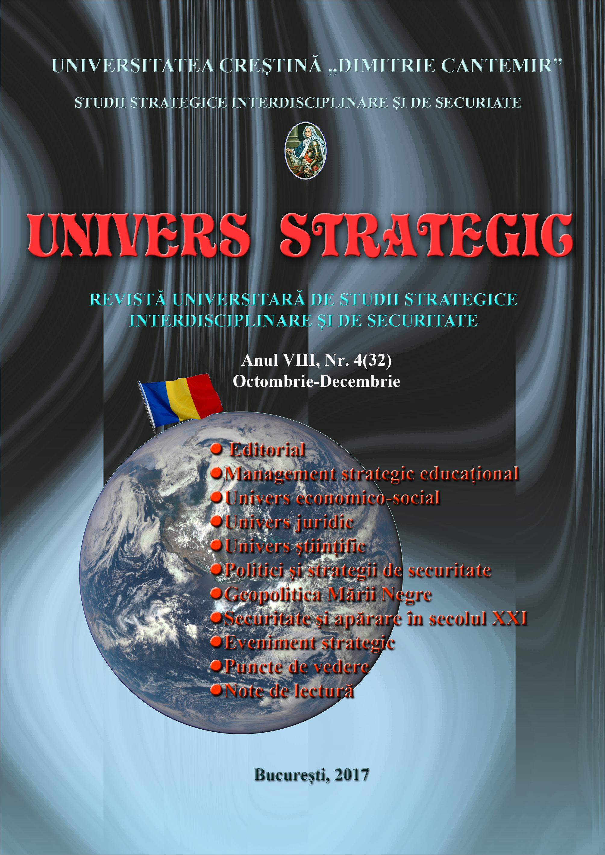 ONE HUNDRED YEARS OF CREATIVITY AND PROGRESS OF ELITE ROMANIAN SCIENTISTS AND CULTURE
(1 dec. 1918 - 1 dec. 2018) Cover Image