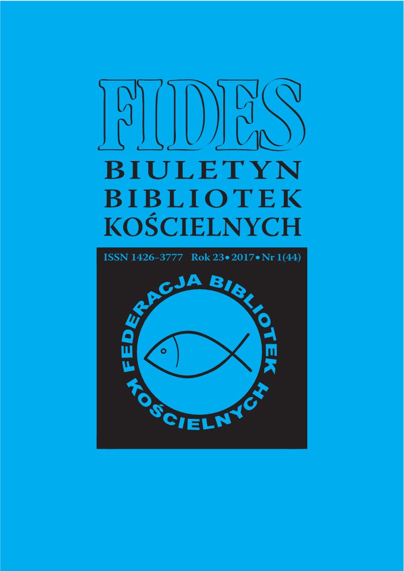 Centralny Katalog Federacji Bibliotek Kościelnych FIDES w systemie Koha