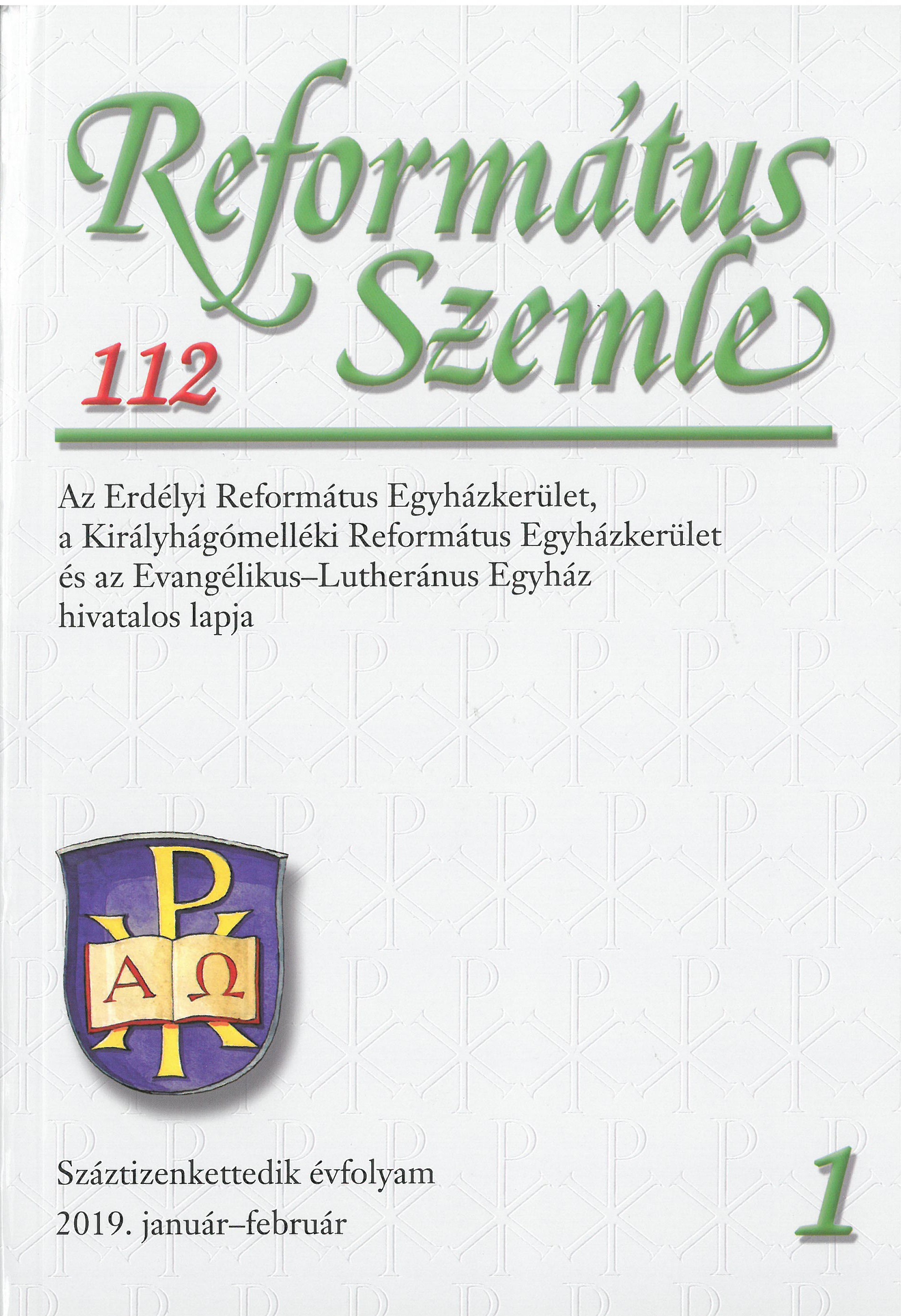 Studia Doctorum Theologiae Protestantis, 8. (2017) Cover Image