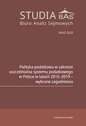 Changes to tax procedures and powers of tax authorities: their impact on the tightening of the tax system in Poland in 2015–2019 Cover Image