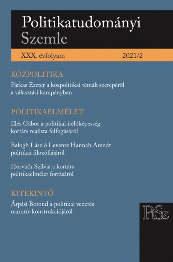 Blairtől Periklészhez. A politikai ítélőképesség kortárs realista felfogása és a „görög realisták”