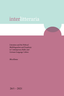 Heute sprechen. Literatur, Politik und andere Sprachen im Lied (Herder, Alunāns, Barons)