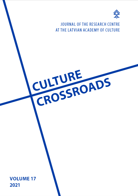 INSTITUTIONALISATION OF AMATEUR ARTS IN LATVIA: INVOLVEMENT OF AMATEUR ARTISTS IN DECISION-MAKING PROCESS Cover Image