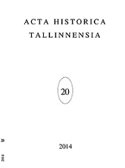 Acta Historica Tallinnensia