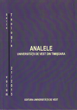 Annals of West University of Timisoara. Theology Series