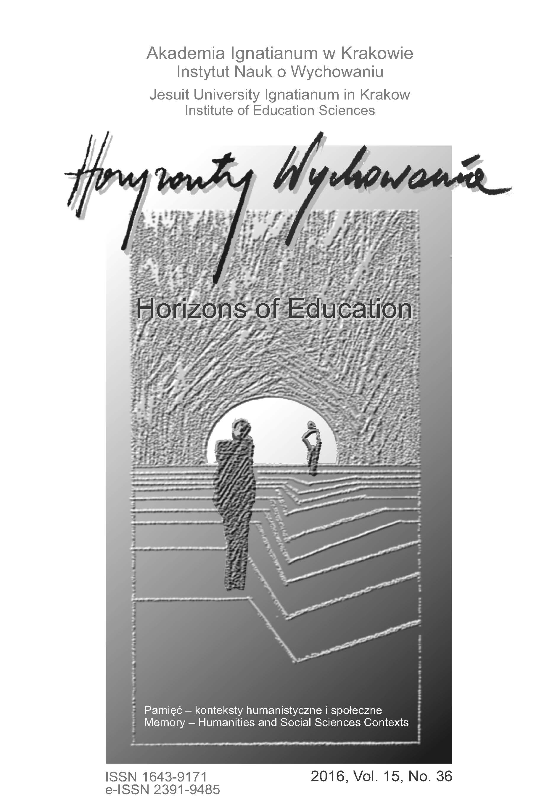 Horizons of Education Cover Image