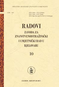 Papers of the Institute for Scientific Research and Artistic Work in Bjelovar