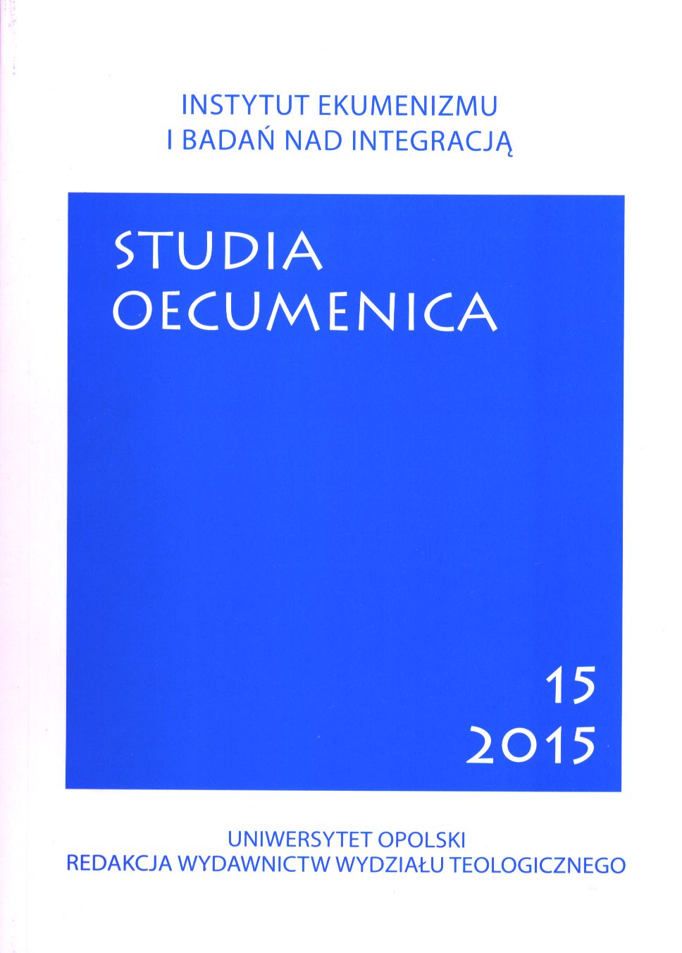 Studia Oecumenica