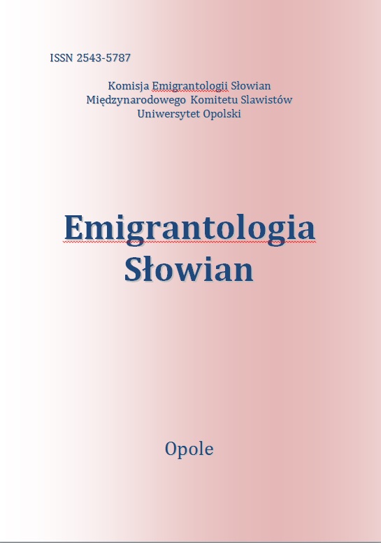 Studies in Slavonic Emigration